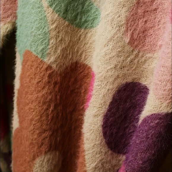 Colorful Floral Women's Cardigan - Picture 6 of 7